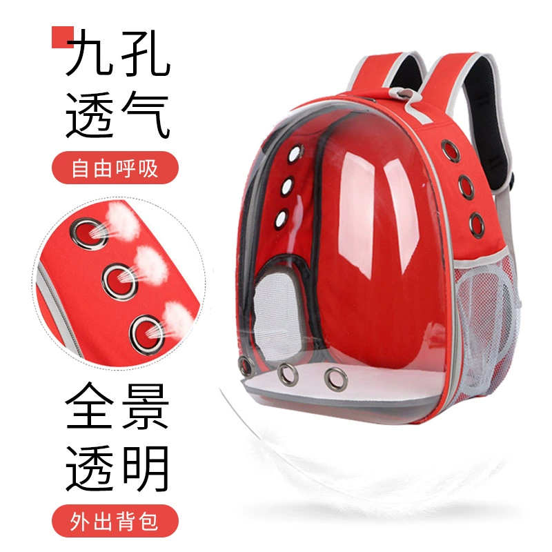 Breathable handheld capacious bag, space backpack, worn on the shoulder