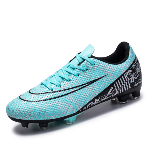Champion Leopard football shoes broken nails low-top children's professional training sports shoes long nails cross-border large size football shoes