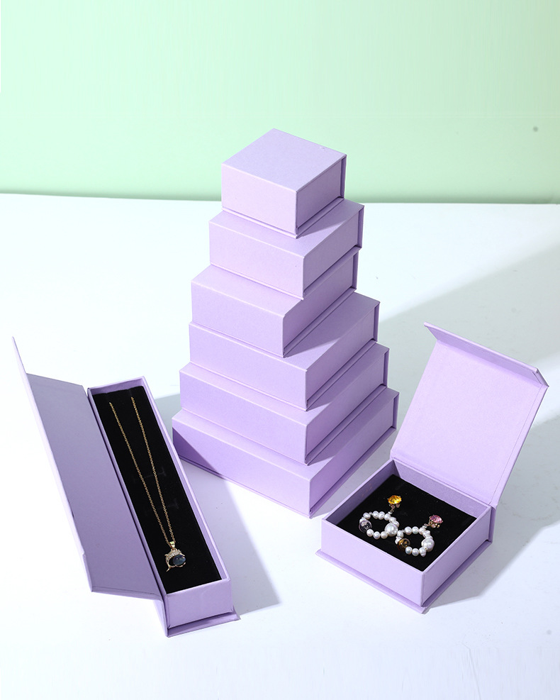 15g Weight Jewelry Boxes Classification 1 Piece Cardboard Casual Elegant Lady Holiday Banquet Selfie Solid Color Jewelry Boxes