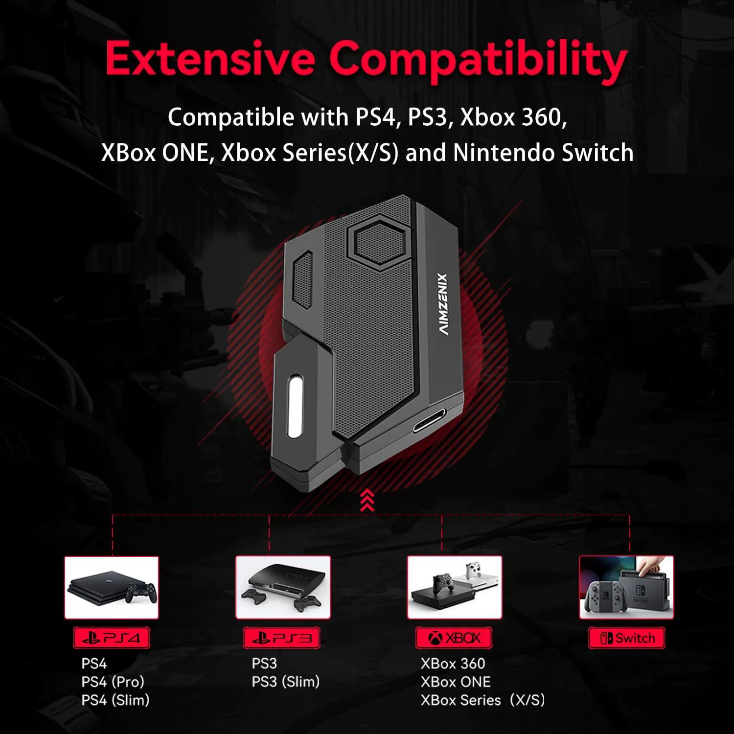 佳影 BLADER PS4 геймпад клавиатура мышь конвертер PS3 xbox switch PC