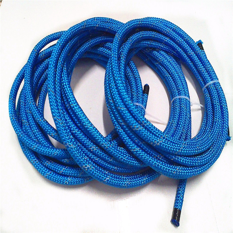 福盛厂家发光超高分子彩色聚乙烯编织绳高空飞行器牵引PE绳厂家货