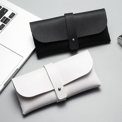 Dental lens case, new PVC leather soft bag sunglasses case, stylish portable sunglasses bag for sunglasses