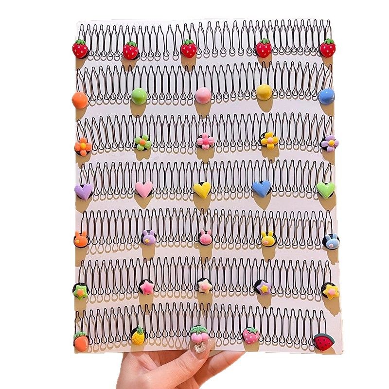 Peinado de cabello de niños acabado artefacto niñas fijo pull peinado de cabello de cabello de cabello de cabello de bebé en la parte posterior de la cabeza pinza de cabello adornamiento