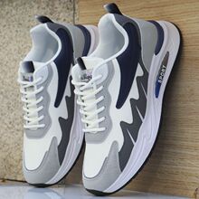 男鞋2025新款皮面加绒保暖秋冬款男运动鞋防滑休闲软底鞋男士鞋