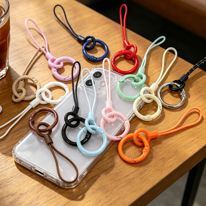 Car Keychain Ring Anti-Lost Phone Lanyard Men's Strap Circle USB Flash Drive Small Black Cord Phone Strap Car Keychain Ring Anti-Lost Phone Lanyard Men's Strap Circle USB Flash Drive Small Black Cord Phone Strap