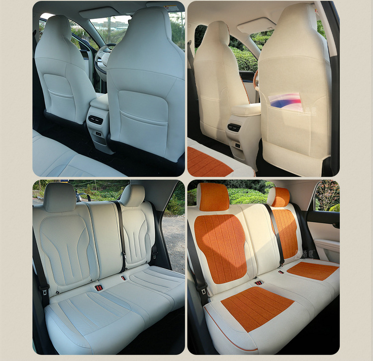 Wholesale Geely Xingyue Special Linen Fabric Car Seat Covers, All-Season Universal Seat Covers, Full Coverage for Men and Women