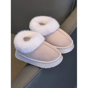 V 10548 suede waterproof slippers Ƥ�q��ˮ����Ь�羳���u