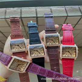 批发酒桶新款手表女款高级感简约气质复古女士手表小众轻奢