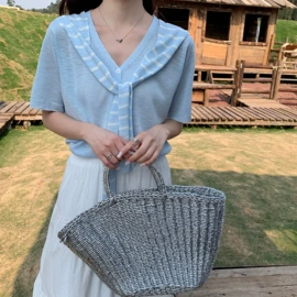 大码针织衫;女式针织衫