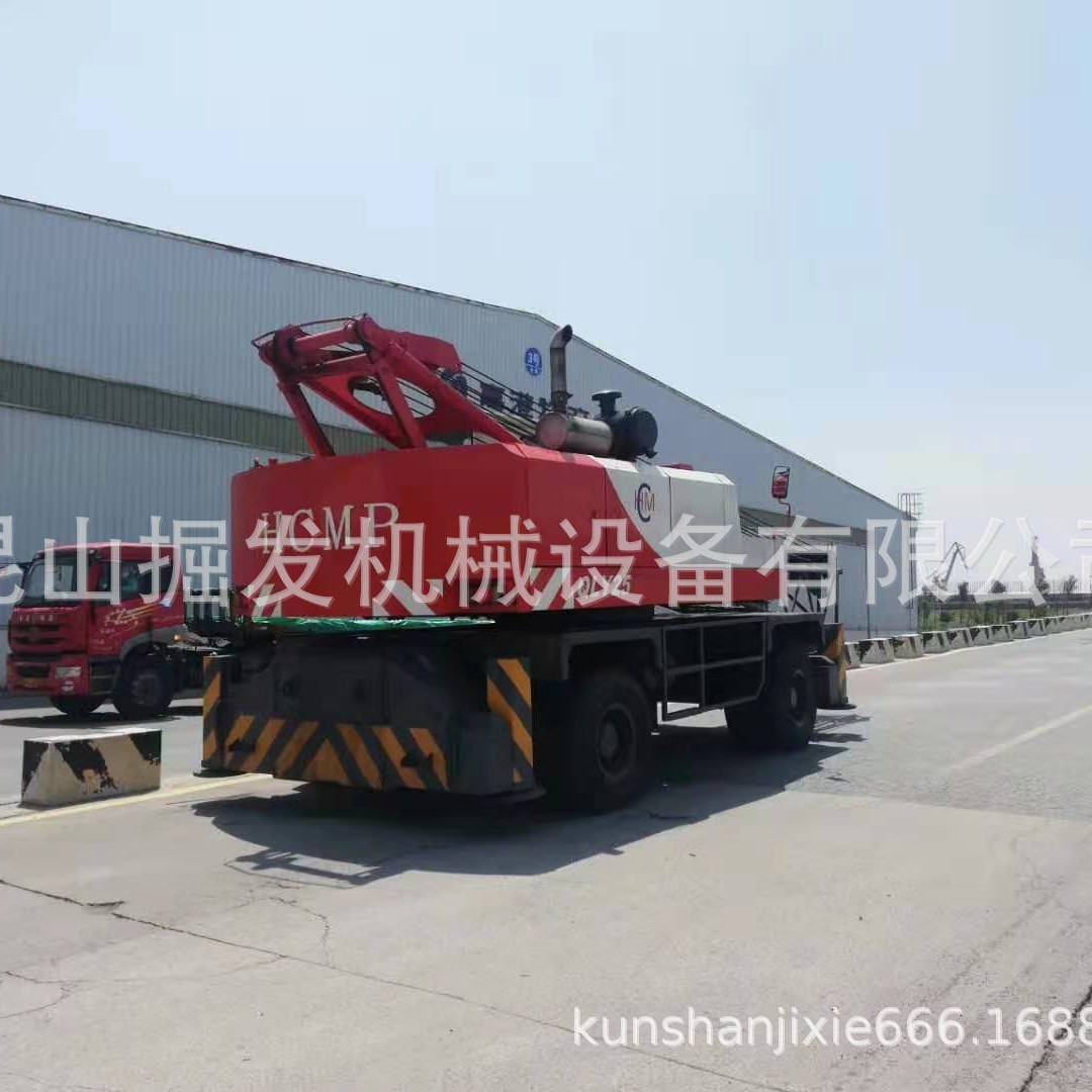 25吨哈尔滨吊车 二手25吨哈工吊汽车吊 二手哈工吊轮胎吊车码头吊
