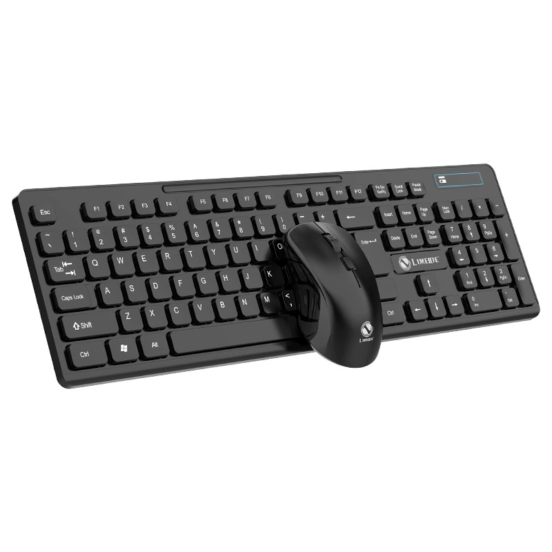 LIMEIDE W100 беспроводной комплект клавиатура и мышь 2.4G, имитация механической клавиши, USB-приёмник
