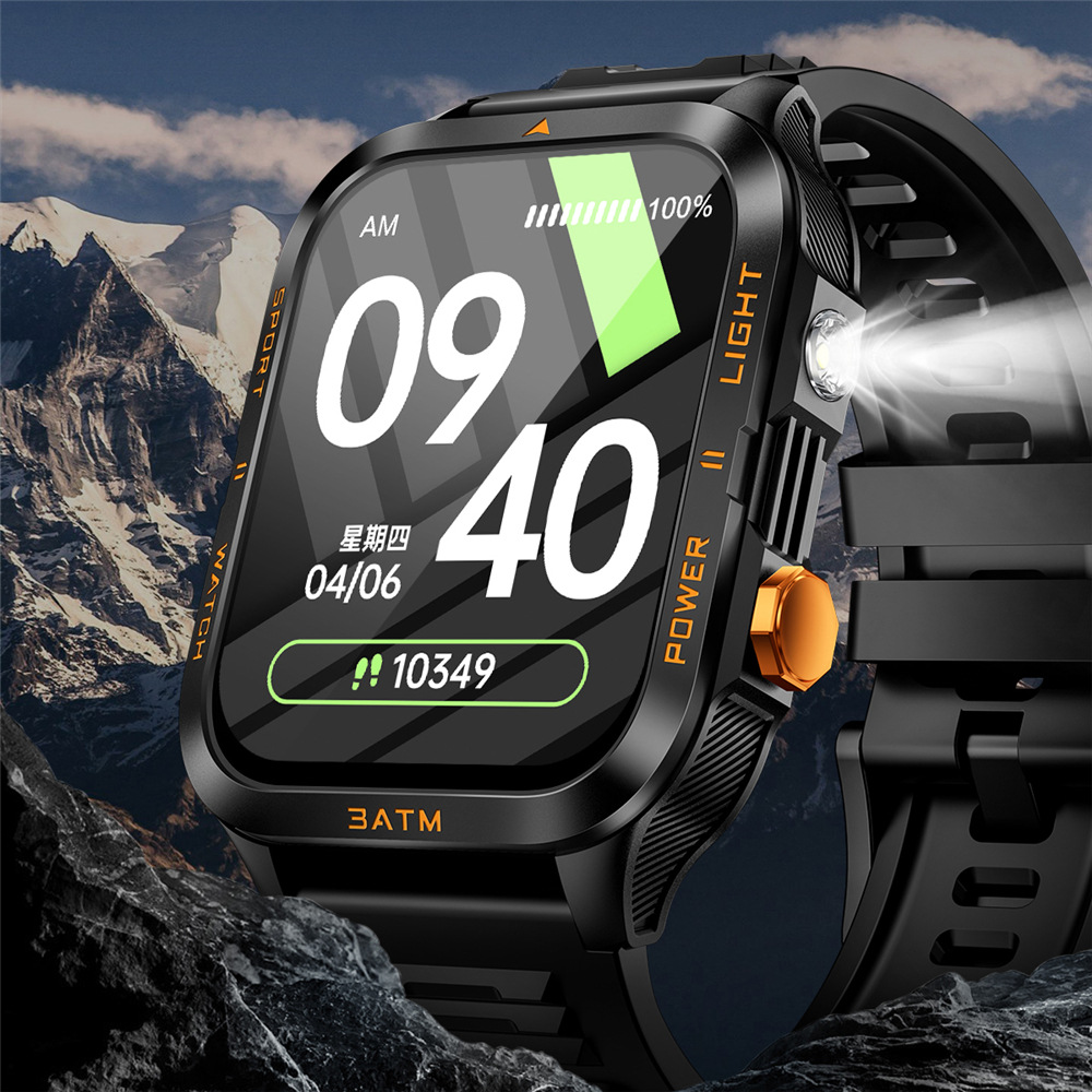 Cross-border Kt89 Smart Watch With Heart Rate Monitoring, Bluetooth...