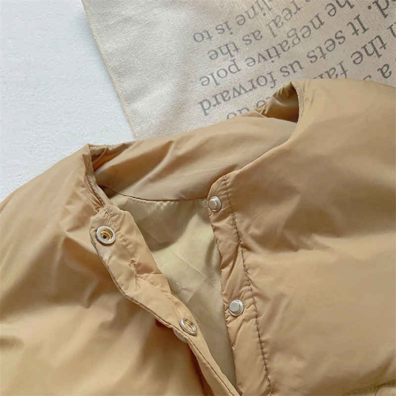 Qianqi ropa infantil chaleco de invierno para niños, hombres y mujeres, chaleco de algodón coreano suelto, hombro de bebé