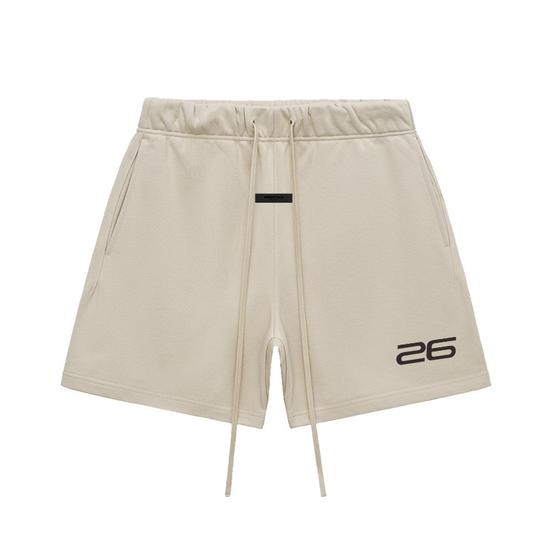 Essentials Zone Knitted Shorts Summer Casual Versatile American Style Trendy Straight Silicone New Style Pants
