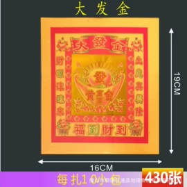 冥币/纸钱;纸扎祭祀用品;佛香/线香