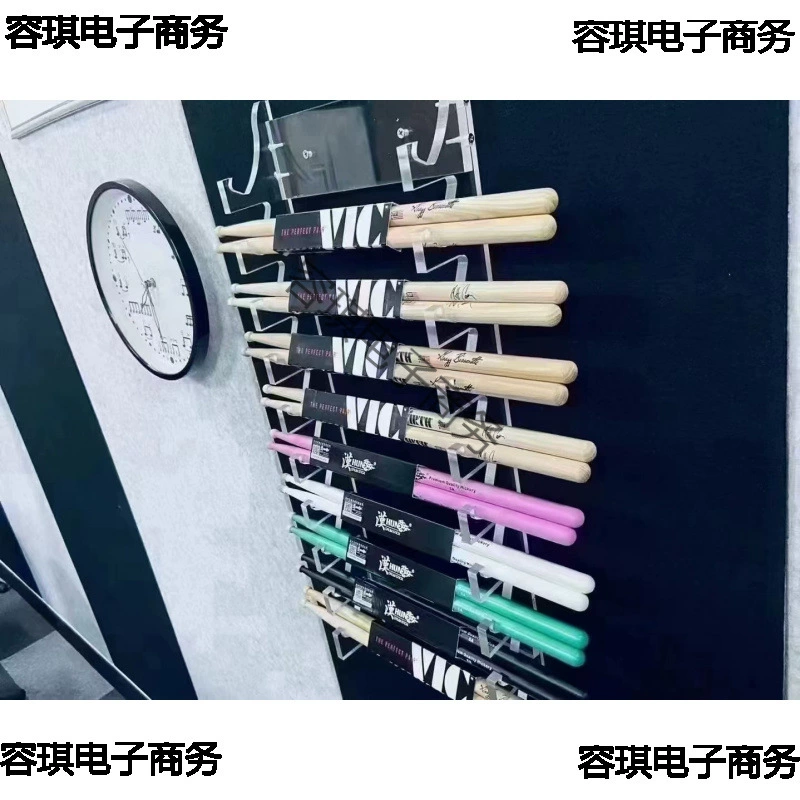 Акриловая стойка для демонстрации барабанных палочек, стойка для демонстрации барабанных палочек, настенная стойка для демонстрации барабанных палочек, акриловая стойка для демонстрации барабанных палочек