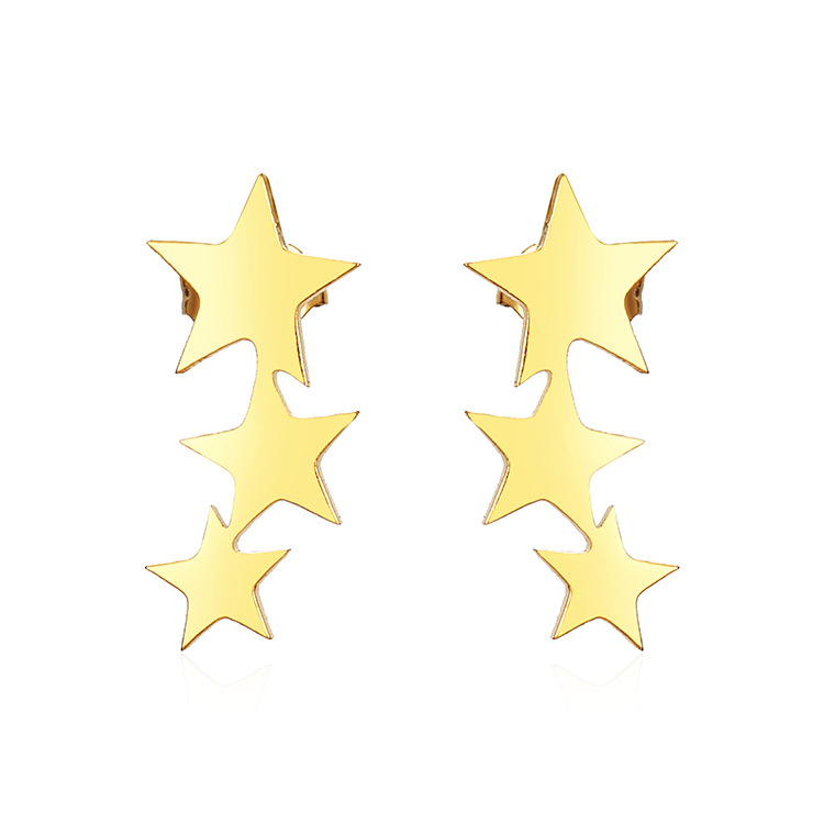 Brand fashionable trend universal earrings stainless steel for men…