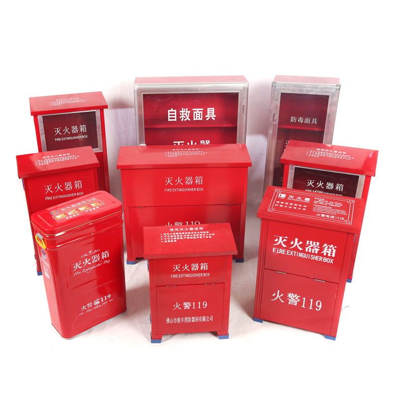 304/201 stainless steel fire extinguisher cabinet 4kg 5kg carbon dioxide fire box sand box fire hydrant box 4*2