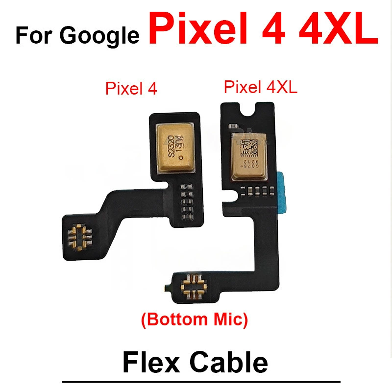 Кабель нижнего и верхнего микрофона для Google Pixel 2 / 4 XL / 3 XL / 5 / 7 / 6