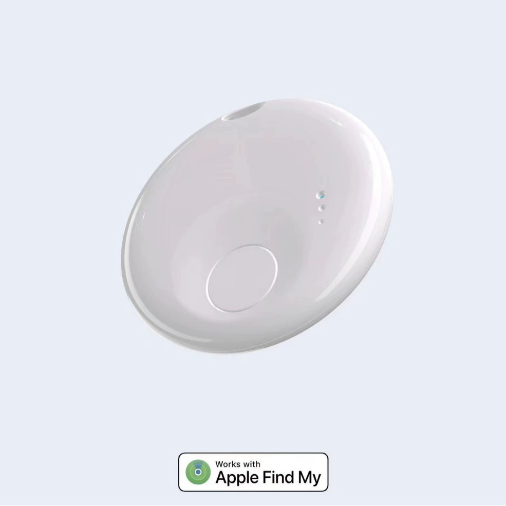 Круглое беспроводное устройство Bluetooth подходит для Apple FindMy Global, точный водонепроницаемый позиционер