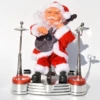Stage play guitar Santa Claus