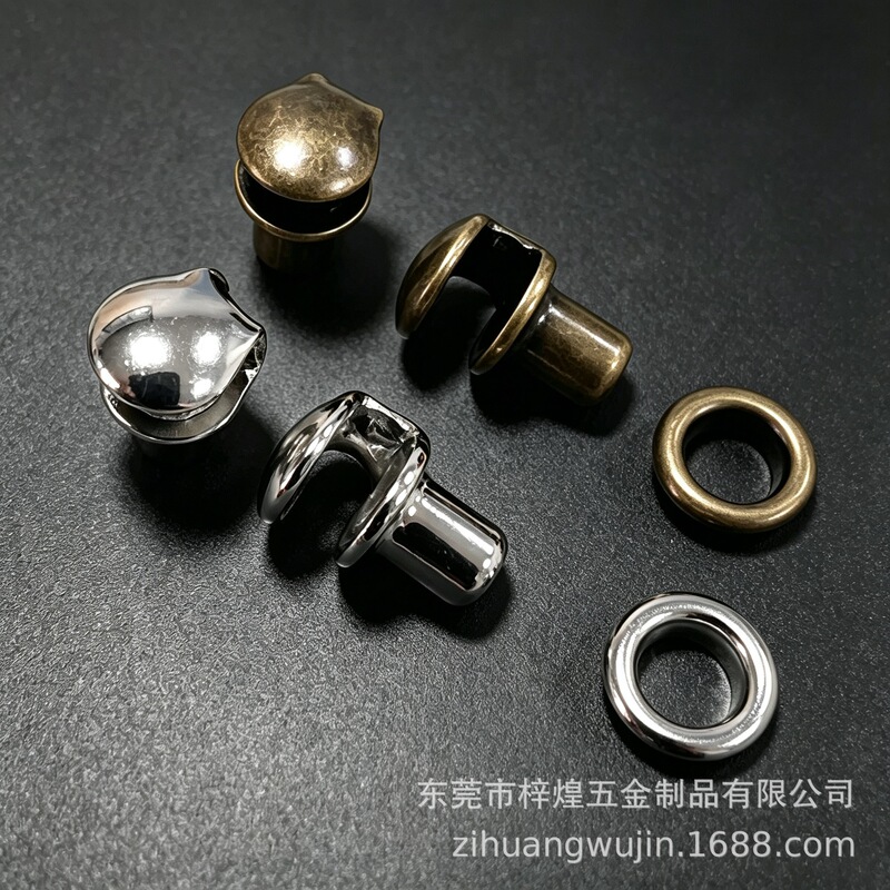 Manufacturer's In-Stock Outdoor Pure Copper Metal Hiking Shoe Buckle, Rope Buckle, Tiger Bone Buckle, Strap Buckle, Hook Buckle 8.2mm