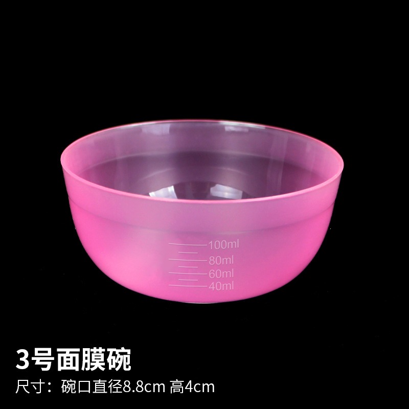 Herramientas de máscara facial 3 # máscara facial bowl varilla de máscara de maquillaje bowl de plástico varilla de plástico cuchilla de raspador de belleza