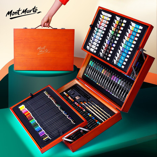 Montmartre Factory Direct Sales Painting Gift Pack Training Institution Children's Gifts 174-piece Children's Color Pen Set