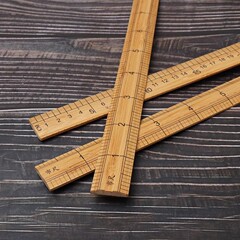 量衣竹尺裁缝打版木尺衣服尺子设计师裁剪衣服专用裁衣尺手工工具