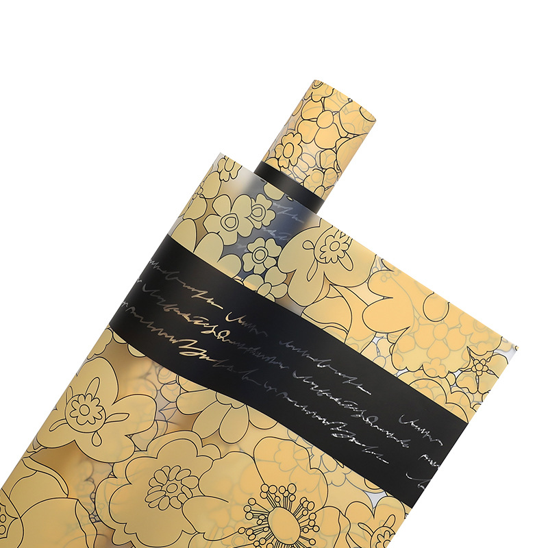 Fábrica al por mayor tienda de flores personalizada material de embalaje floral película de extinción impermeable historia de jardín embalaje de flores papel ligero