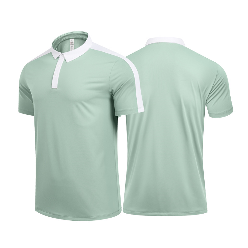 Ropa de secado rápido para hombres y mujeres al aire libre ocio deportes solapa camisa de manga corta Camisa de polo moda Tenis Golf ropa de entrenamiento