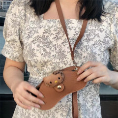 現物kt猫かわいいサングラスバッグ携帯首付きメガネケース保護近視メガネ老眼鏡収納袋