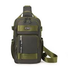 跨境厂家新款外贸潮流男士休闲多层简约胸包时尚百搭大容量外出