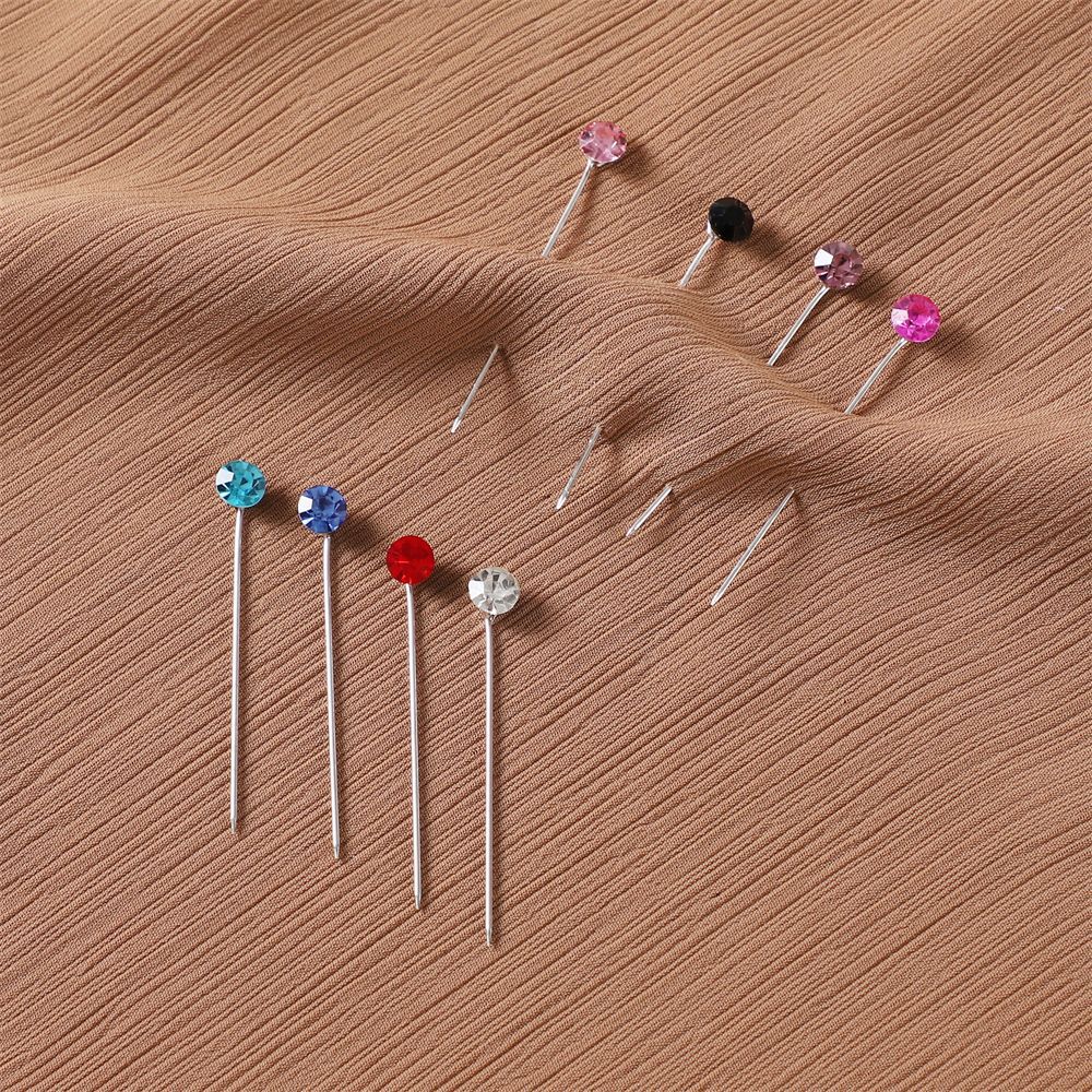 MAC020 Hijab Pin, 30pcs colorful crystal hijab pins by Mariam's1