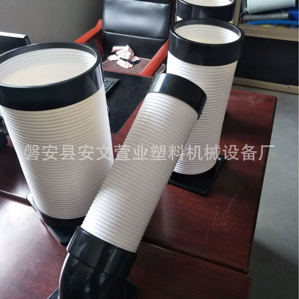 冷风机风管PVC管空调排气管波纹排风管生产设备工位定向管pp
