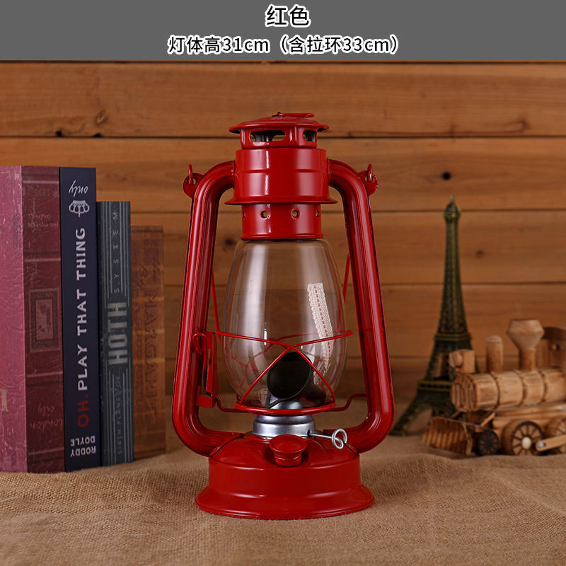 lámpara de aceite retro lámpara de caballo lámpara de queroseno portátil lámpara de camping lámpara de camping lámpara de camping lámpara de decoración de lámpara de campamento accesorios de fotografía