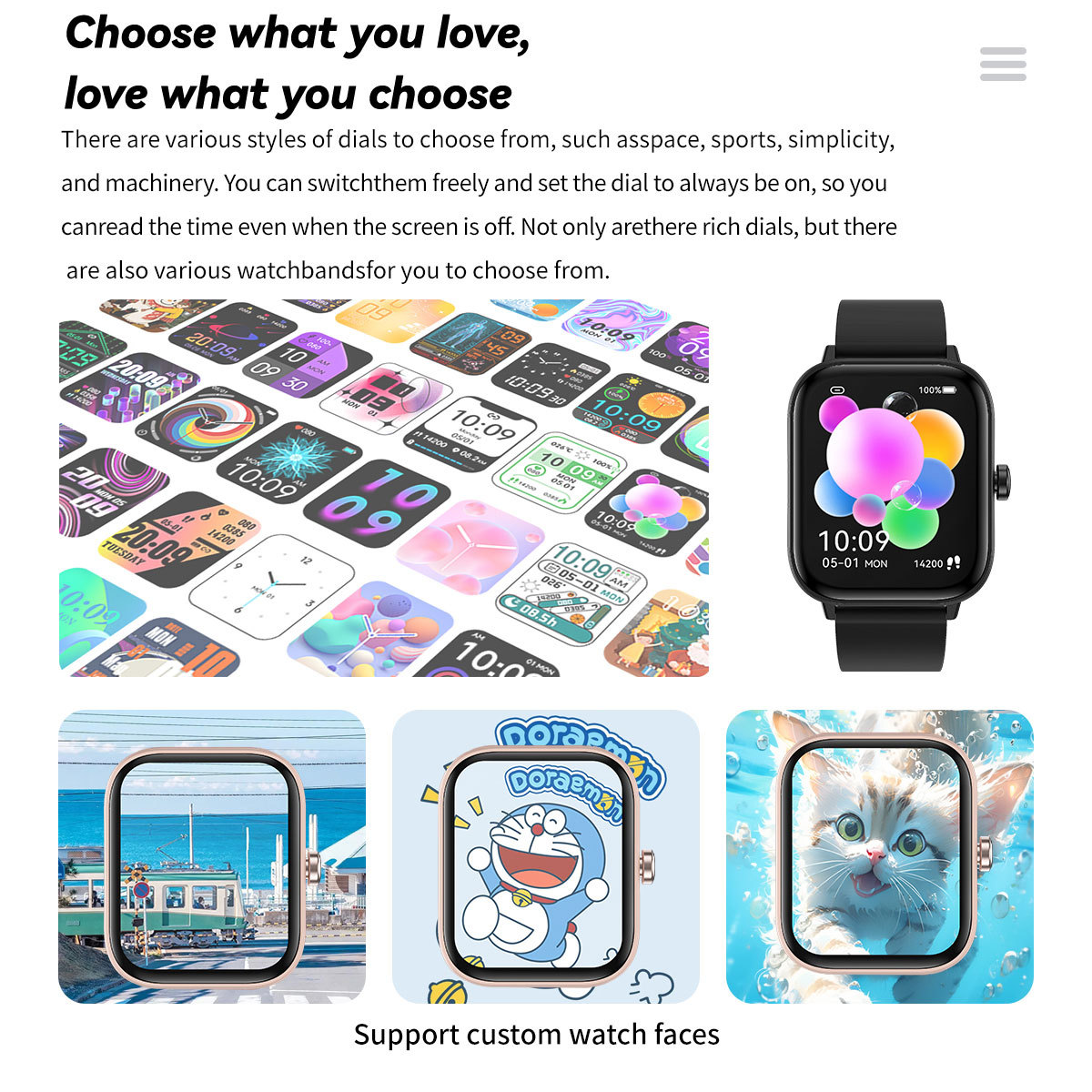 New G42 smartwatch Bluetooth Talk HRV function Blood glucose Item Picture