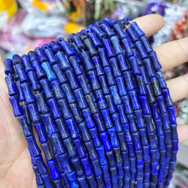 5 × 12 ミリメートル天然石竹ビーズルースビーズシリーズ DIY ブレスレットネックレスジュエリーアクセサリー半完成ビーズ卸売|undefined