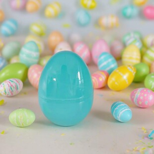 New Pure Color 25 Blue Open Egg Easter Open Egg Party Open Egg Holiday Outfit Snack Open Egg