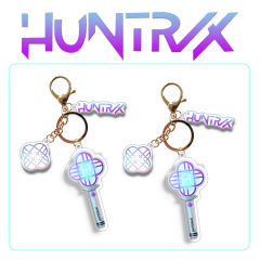 HUNTRX 同款应援灯钥匙扣 亚克力钥匙扣三件套 包包挂件 明星周边