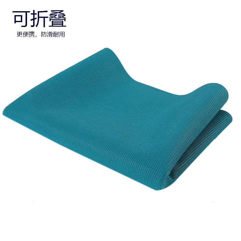 Estera de yoga de goma de doble cara, estera de yoga de agarre antideslizante profesional de goma pura delgada, estera de yoga con absorción de impactos personalizada