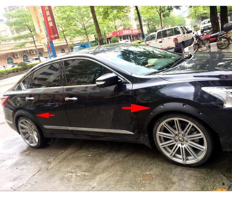 Cross-Border Hot-Selling Car Universal Modified Segmented Wide Body Wheel Arches Sedan Suv Off-Road Vehicle Decorative Fenders