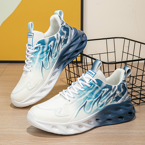Cross-border New Plus Size Women's Lightweight Comfortable Casual Sports Shoes Elastic Running Shoes Breathable Four Seasons Mesh Shoes