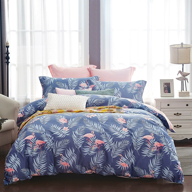 Хлопок хлопок четыре предмета одеяло простыня комплект постельного белья Four Seasons Универсальный 1,5 метра 1,8 м кровать оптом