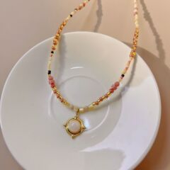 新商品の甘美な小香風がピンクの天然石を混ぜて輸入します。