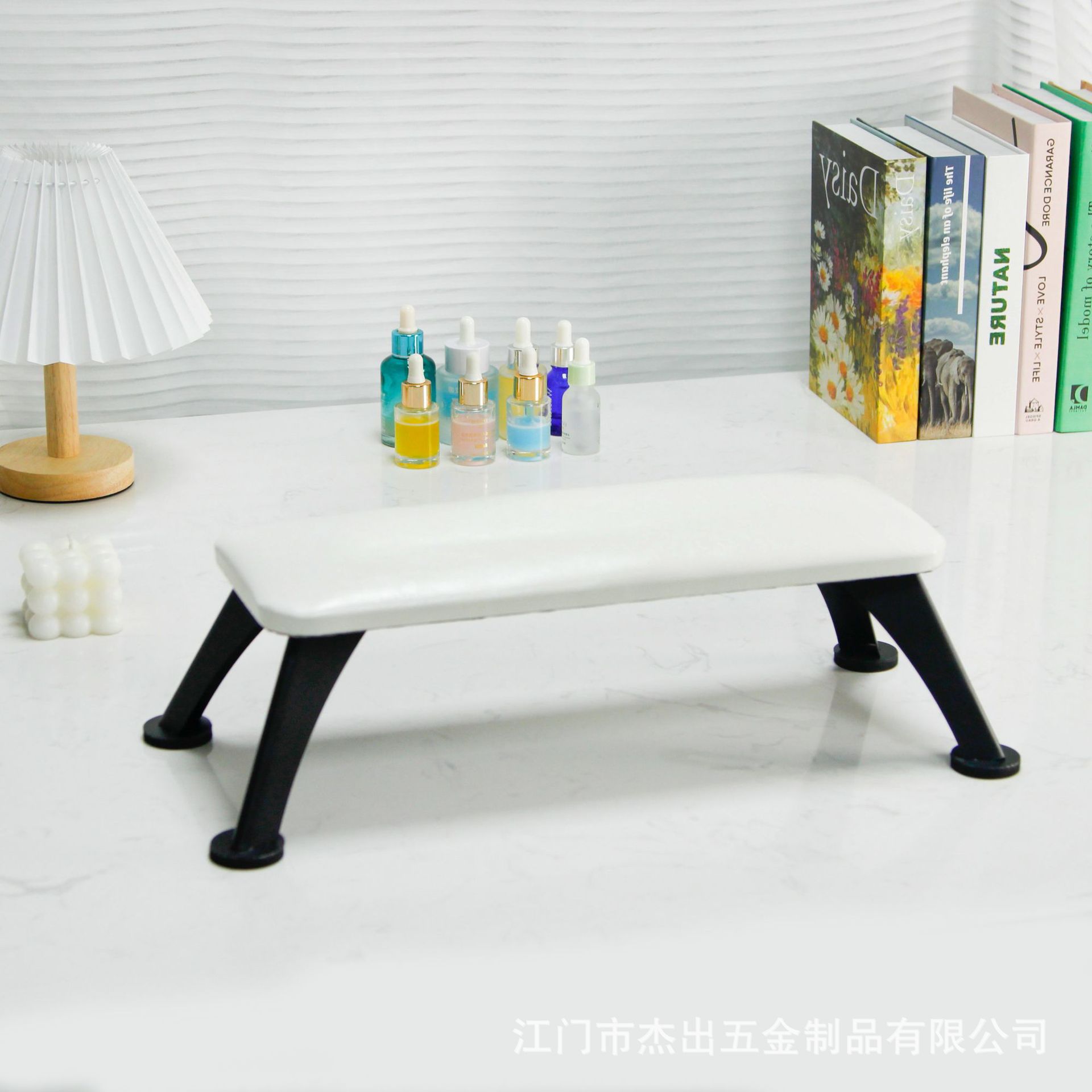 Reposamanos para manicura con cojín