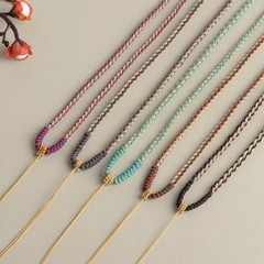 チベット手織りネックレスロープ diy ペンダントストラップタンカジュエリーアクセサリー綿糸アクセサリーネックレス卸売