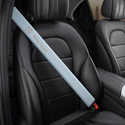 Seat belt shoulder pad — Car Seat Belt Shoulder Pads - px-lucky-bear-blue-30cm1-strip