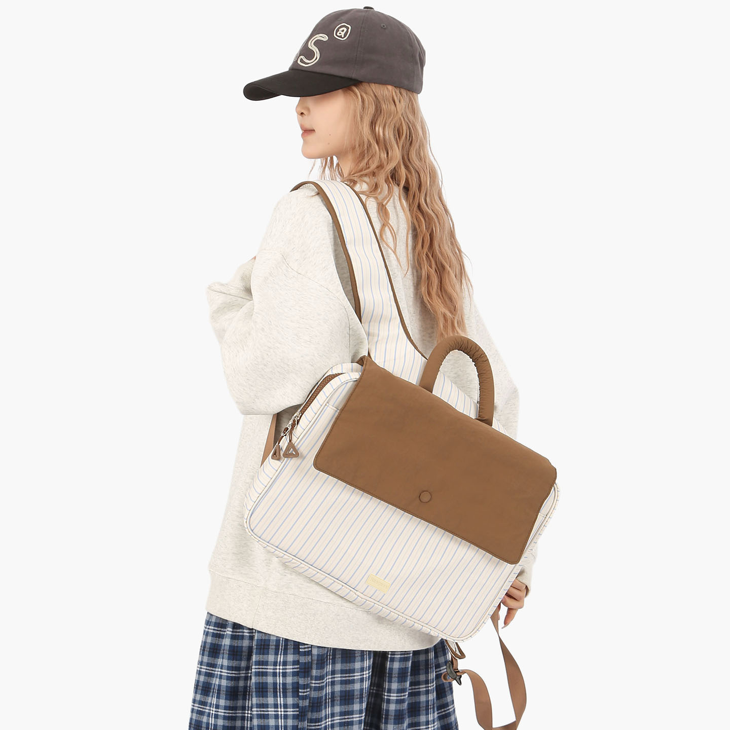 Mochila Multiuso para Computadora Portátil de Tela Impermeable y Anticaídas para iPad