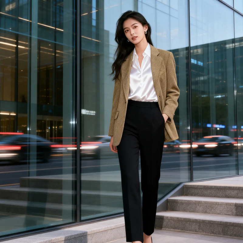 Special Clearance, Ewe’S Korean-Style Yellow-Yellow-Yellow-Yellow-Year-Old Suit with a High-End Feel, Non-Returnable and Non-Exchangeable